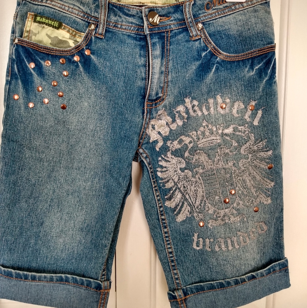Makaveli Branded size 3 denim shorts